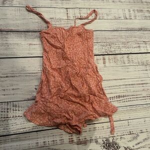 Hollister Coral Floral Skort